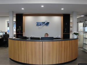 Front desk reception at an auto recycler in Lumby British Columbia