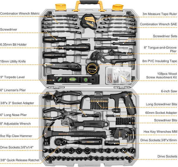DEKOPRO - 228pcs TOOL KIT